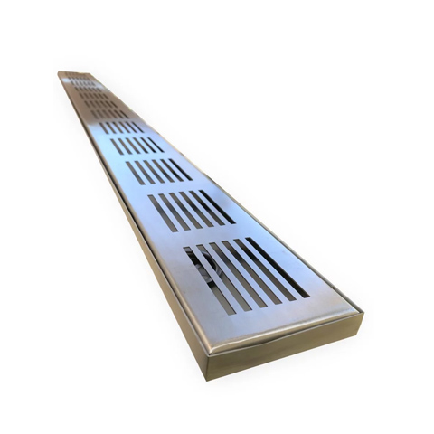 Shower Grate Stainless Steel 1200LX100W