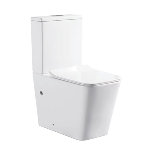 Toilet bathroom rimless back to wall white ceramic toilet suits 640x360x835 mm