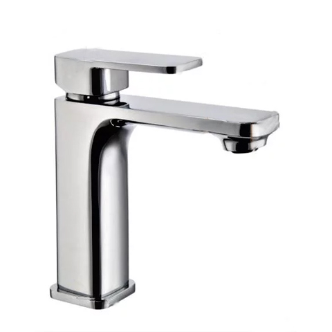 Chrome finished Short basin mixer bathroom basin tap