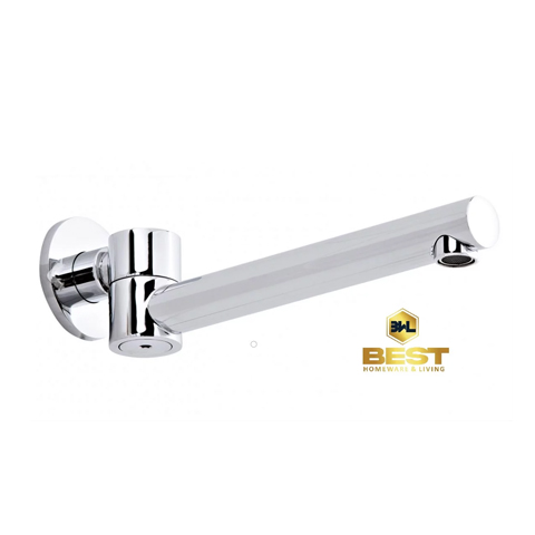 Round chrome finished spout with 180 Swivel for bathtub basin wall spout tap