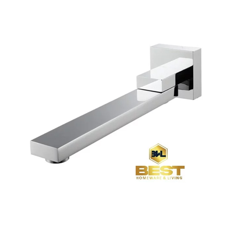 Solid brass Rectangular chrome finished spout for bathtub and basin